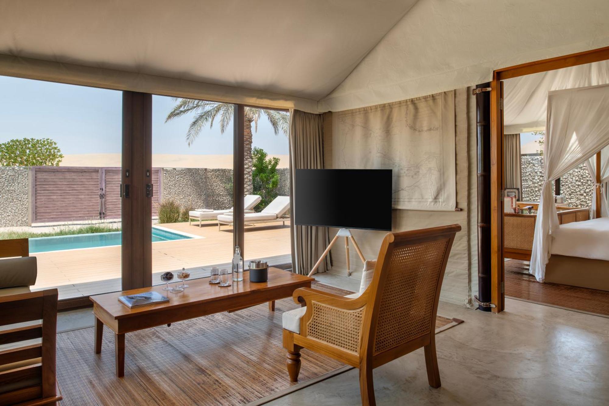 The Outpost Al Barari Camp Hotel Mesaieed Luaran gambar
