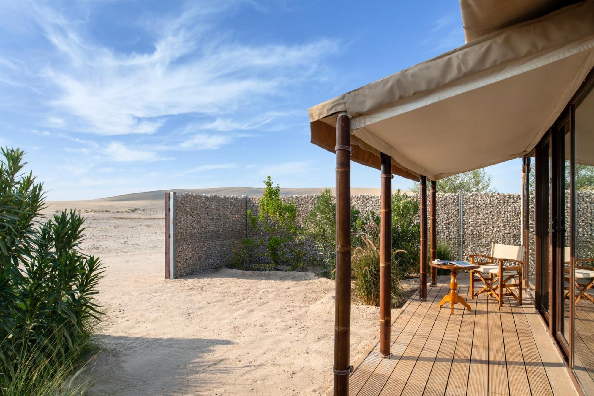 The Outpost Al Barari Camp Hotel Mesaieed Luaran gambar