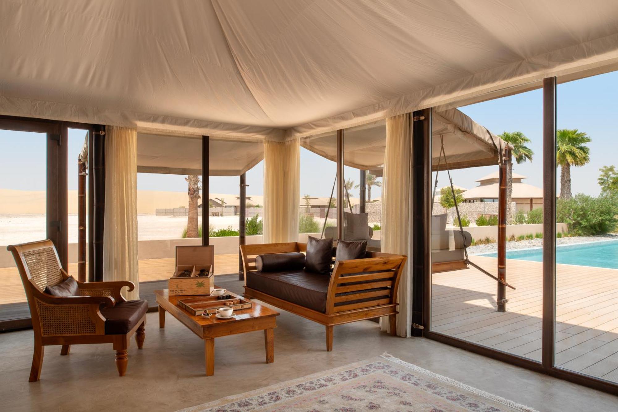 The Outpost Al Barari Camp Hotel Mesaieed Luaran gambar