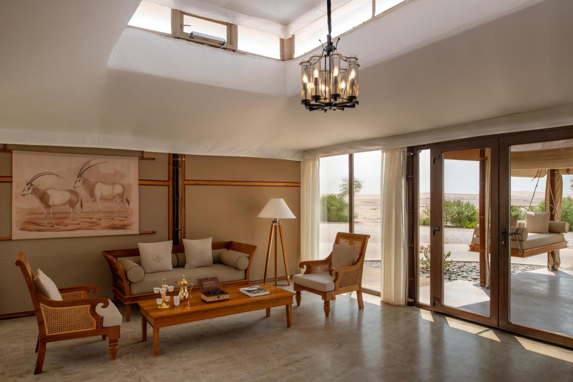 The Outpost Al Barari Camp Hotel Mesaieed Luaran gambar