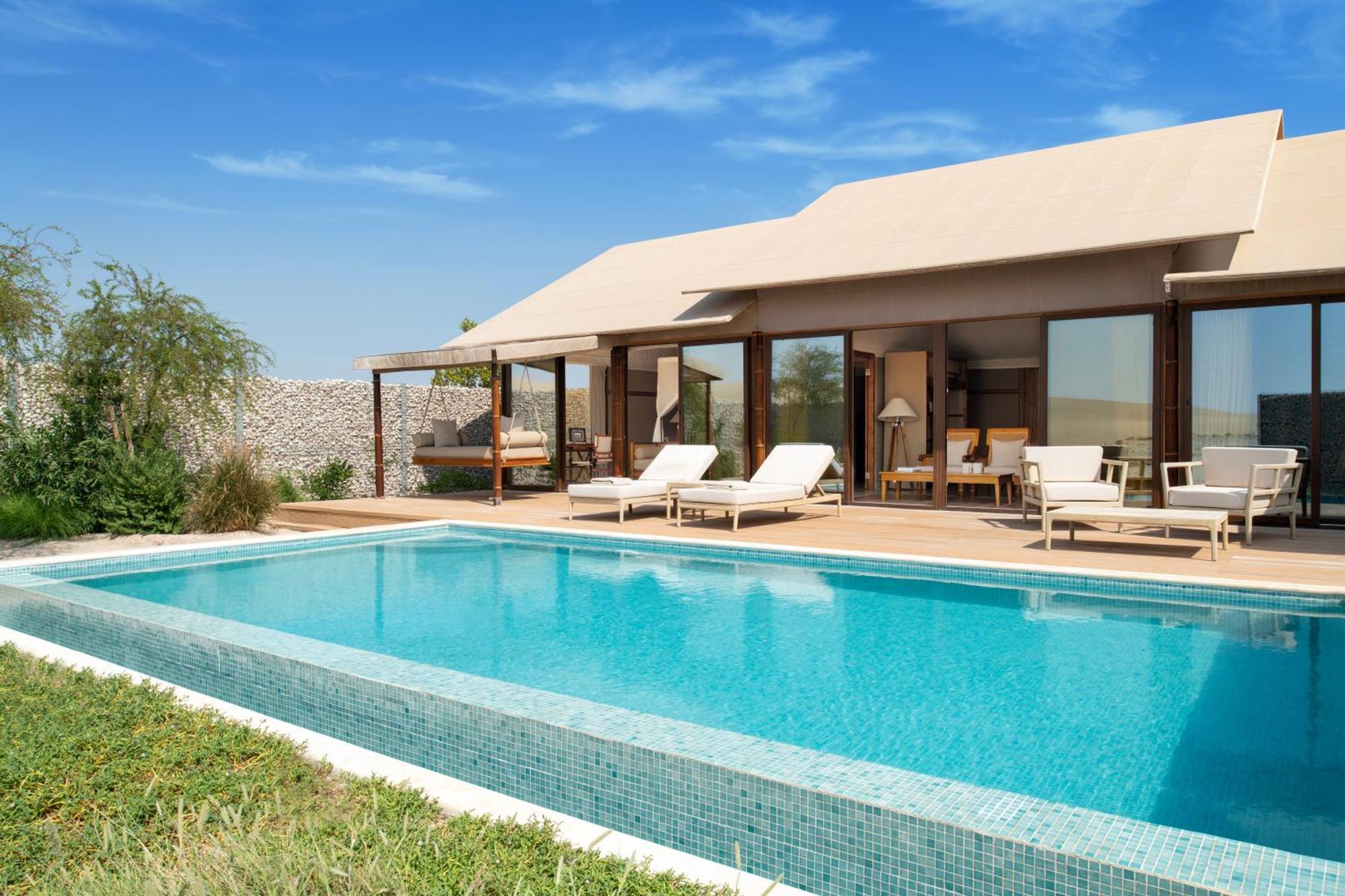 The Outpost Al Barari Camp Hotel Mesaieed Luaran gambar